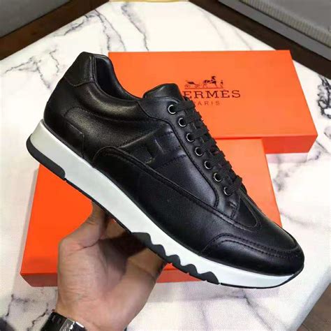 zwarte hermes sneakers|Hermes shoes for men.